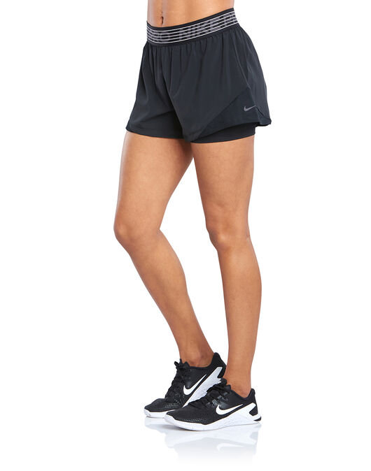 Nike Womens Flex 2 In 1 Shorts - Black