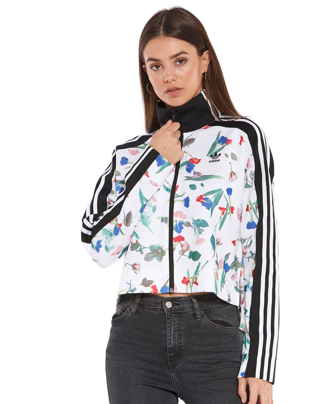 adidas floral tracksuit womens