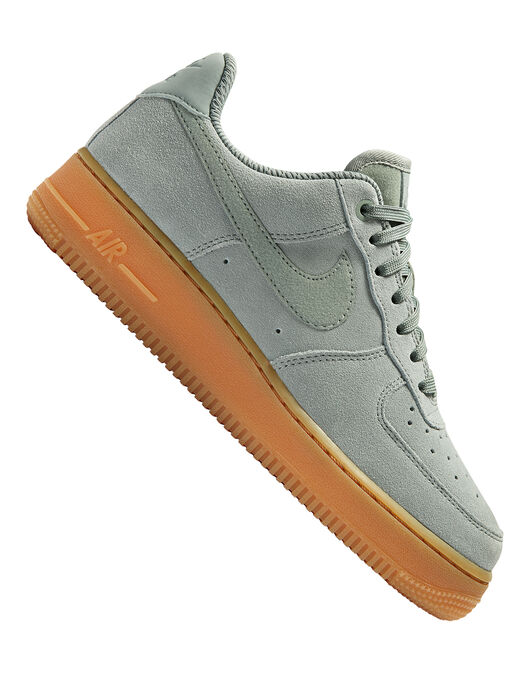 Women's Green Suede Air Force 1 | Life