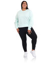 Womens Fleece Trend Crewneck Sweatshirt