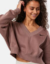 Womens Phoenix Fleece Cropped Sweatshirt