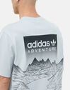 Mens Adventure Mountain Back T-Shirt