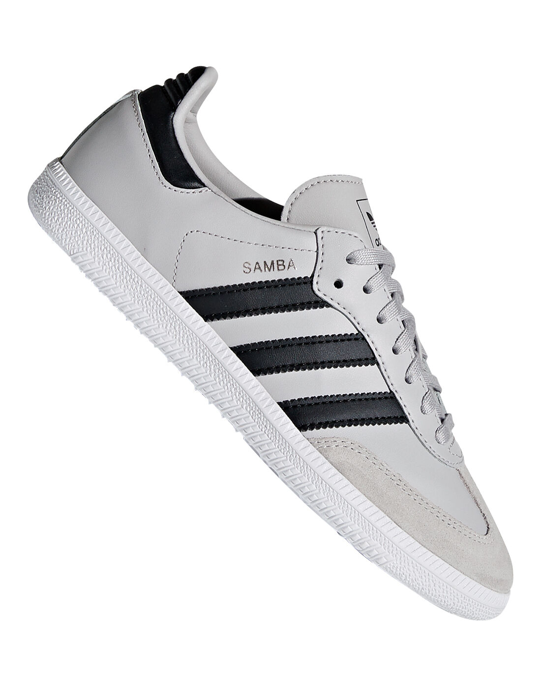 grey samba trainers
