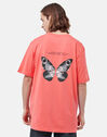 Mens Adventure Butterfly Back Logo T-Shirt