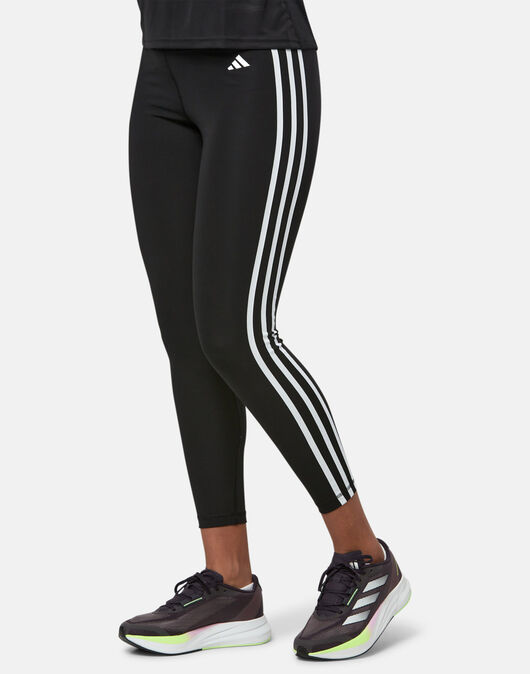 adidas Womens Training Three Stripe Leggings - Black