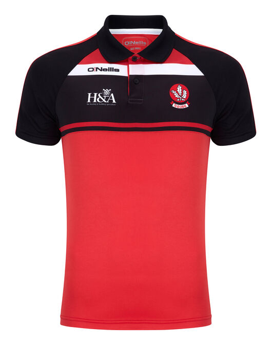 O'Neills Mens Derry Merrion Polo - Red | Life Style Sports IE