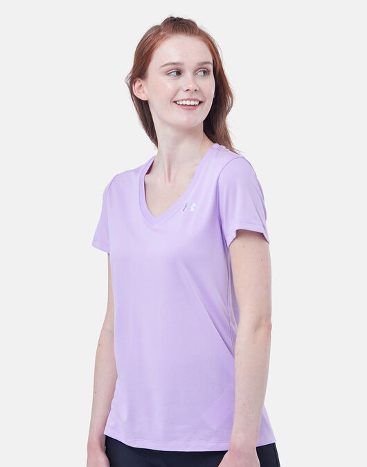 Under Armour Womens Tech Twist Short Sleeve T-Shirt - Purple