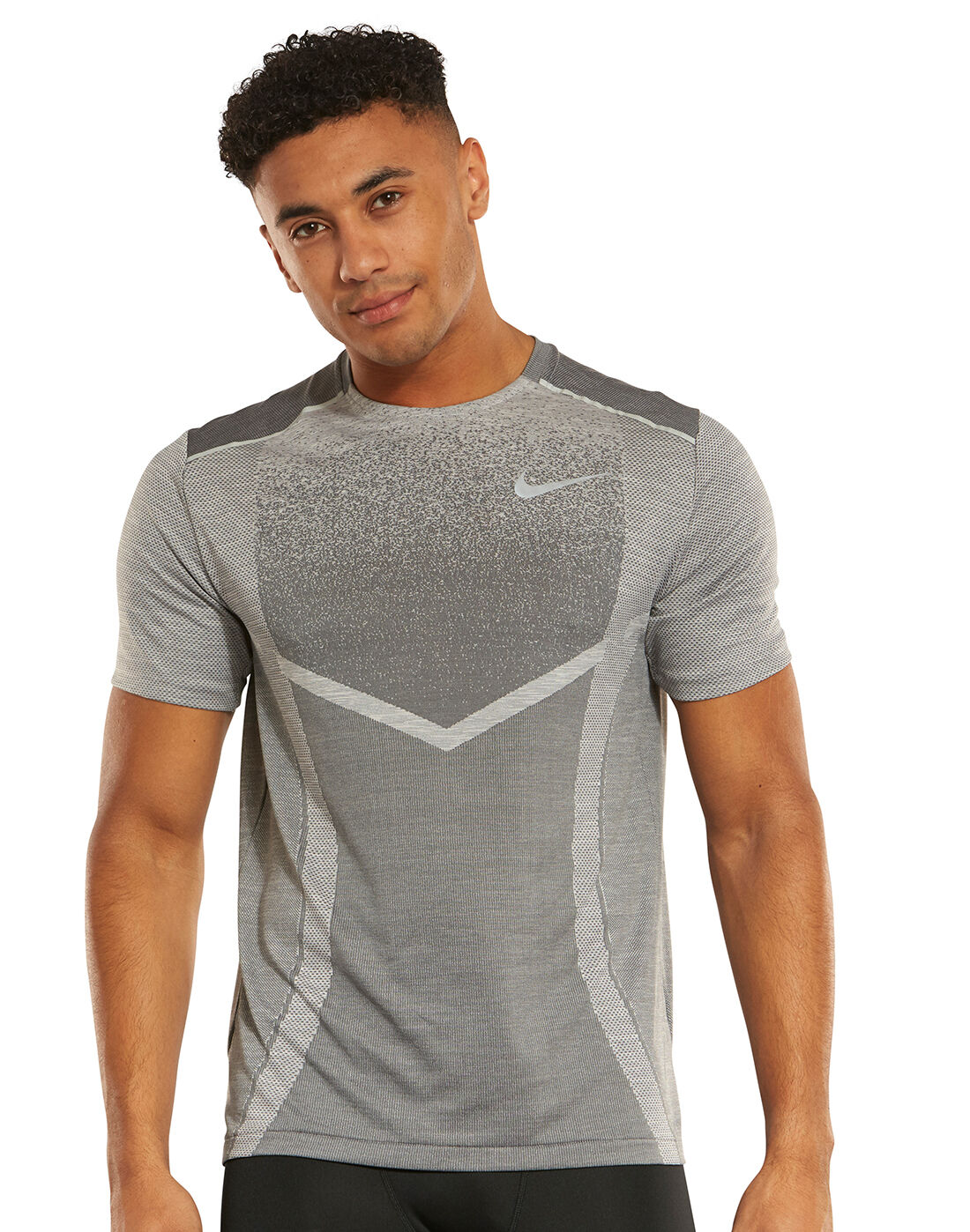Nike Mens Techknit Ultra T-Shirt - Grey 