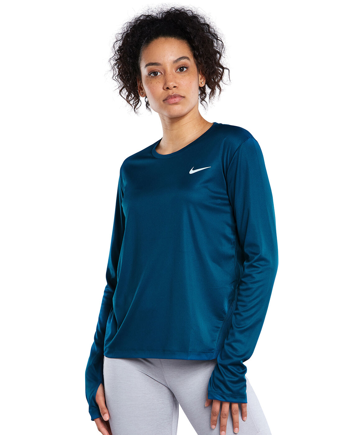 Nike Womens Miler Long Sleeve T-shirt 