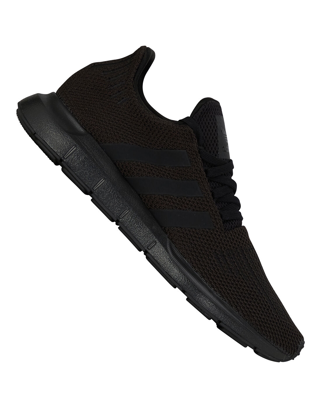black adidas runners