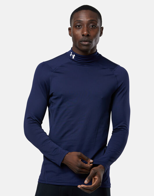 Mens ColdGear Armour Fitted Mock Top