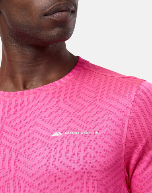 Monterrain Mens Devotion T-Shirt - Pink | Life Style Sports EU
