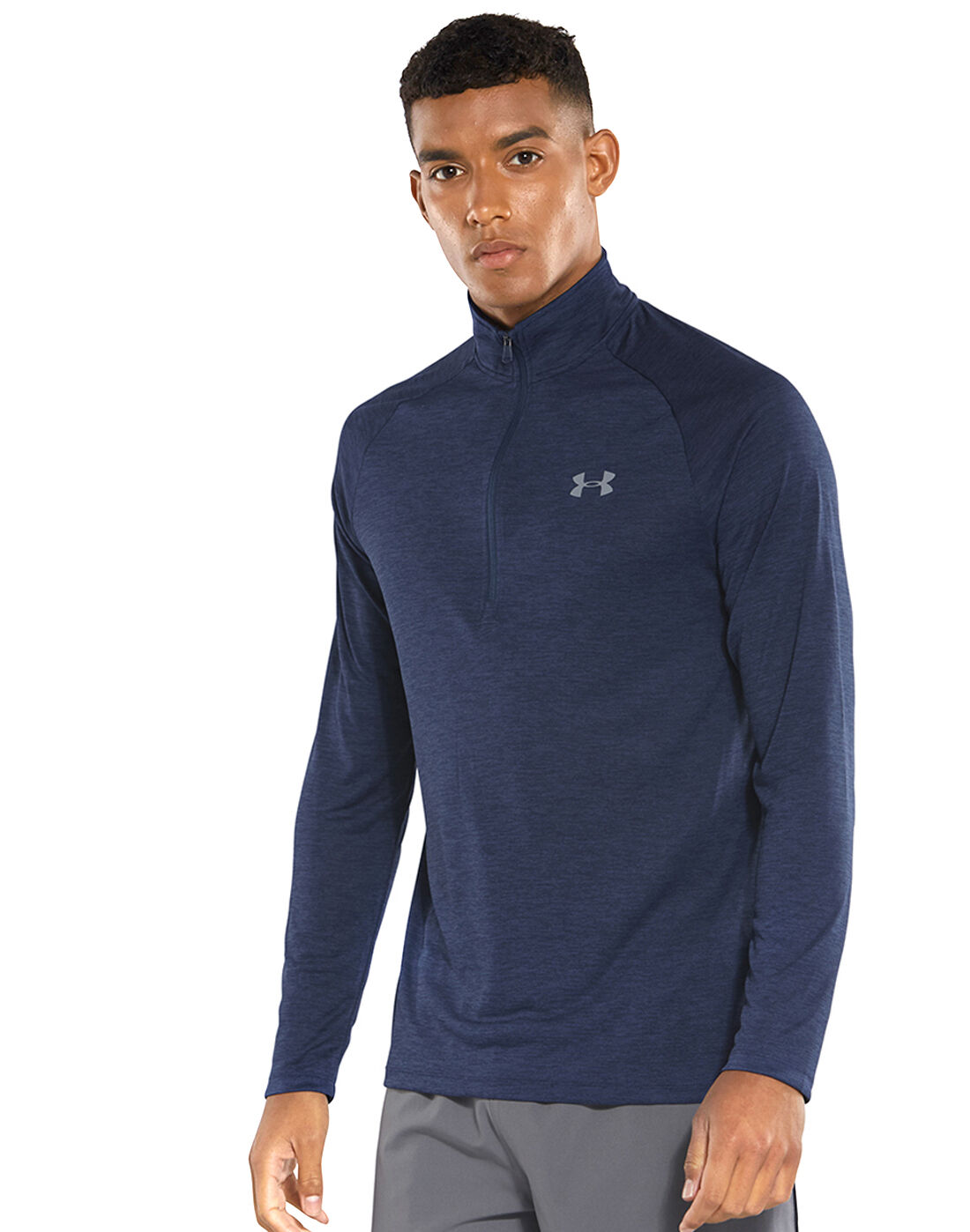 Under Armour Tech 2.0 1/2 Zip Light and Breathable Zip Up Top for Working Out Men Versatile Warm Up Top for Men 