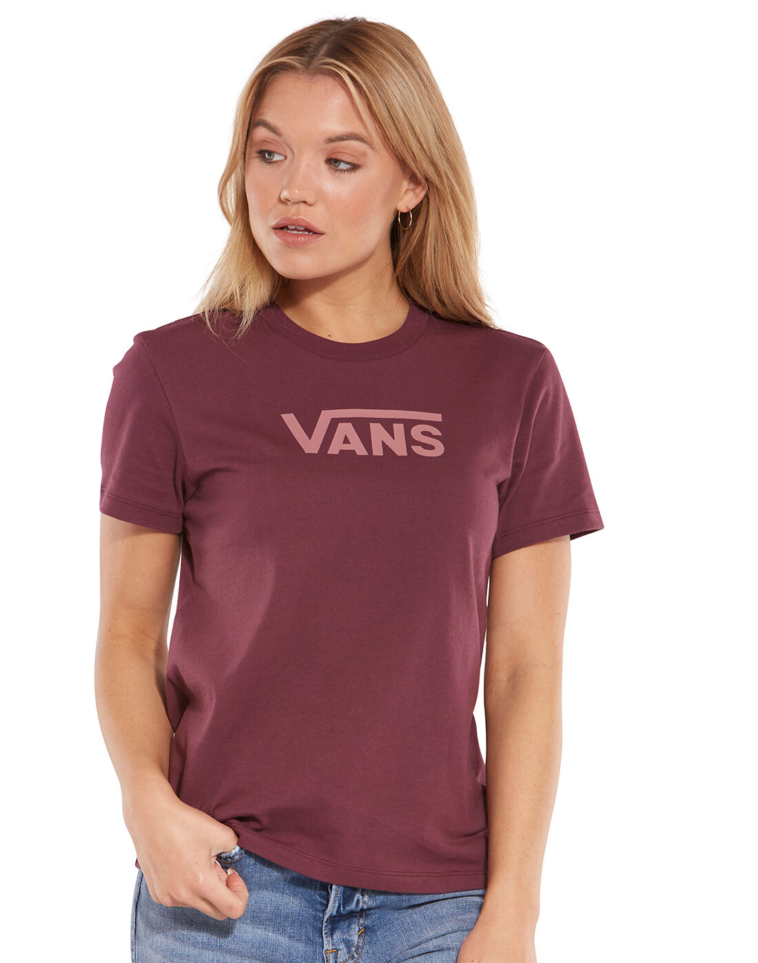 Vans Womens Classic T-Shirt - Purple 