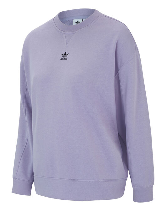 adidas Originals Womens Sweatshirt - Purple Life Style Sports