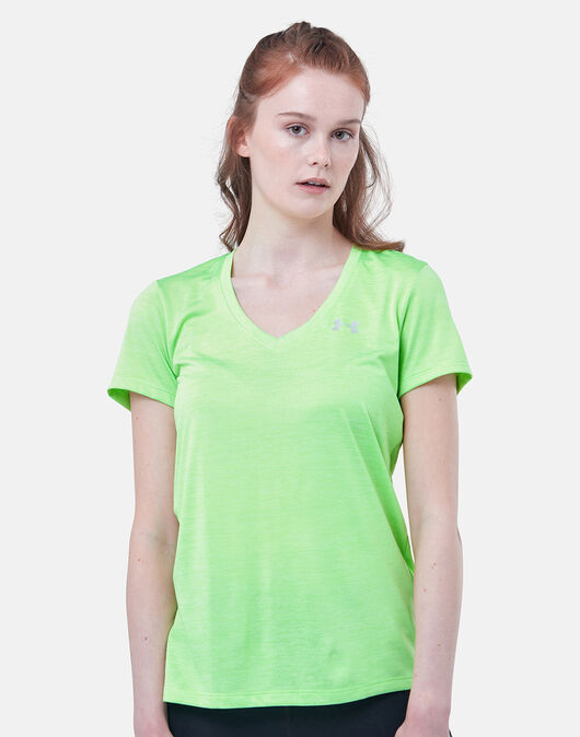Under Armour Womens Tech Twist Short Sleeve T-Shirt - Green