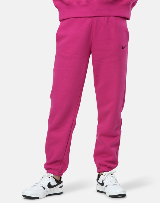 Nike Womens Phoenix Fleece Pants - Pink