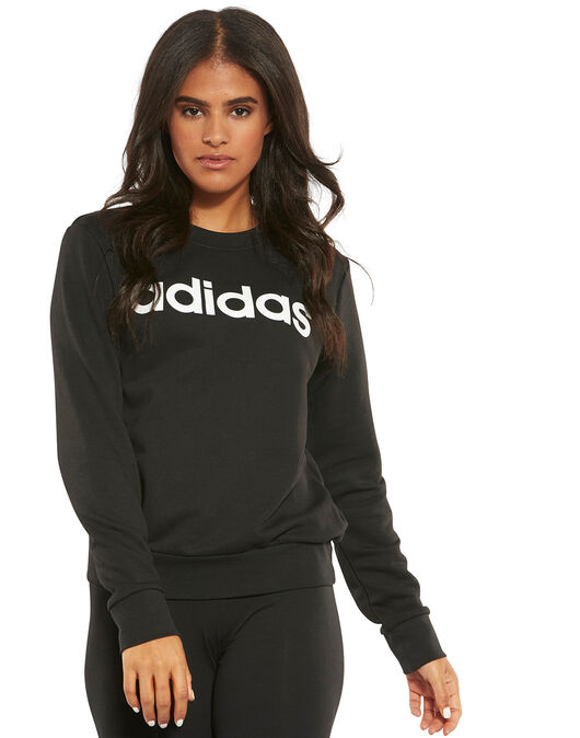 Download Women's Black adidas Crewneck Sweatshirt | Life Style Sports