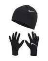 Mens Essential Running Hat And Glove Set
