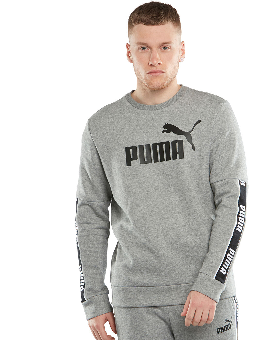 puma men's crew neck sweatshirt