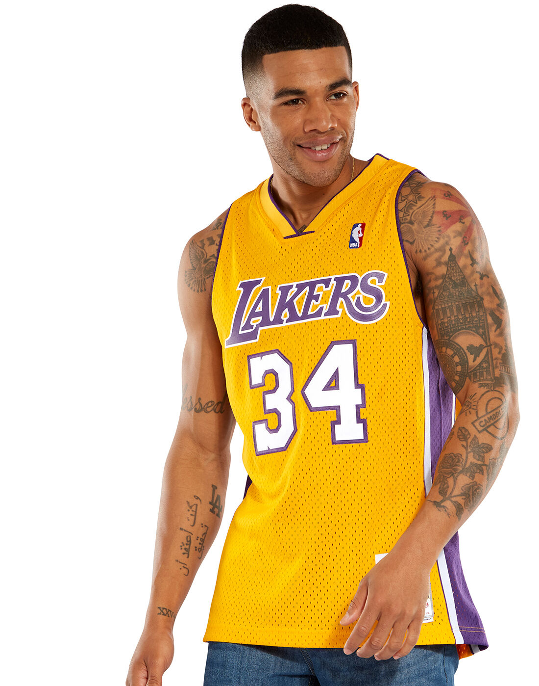 lakers jersey style