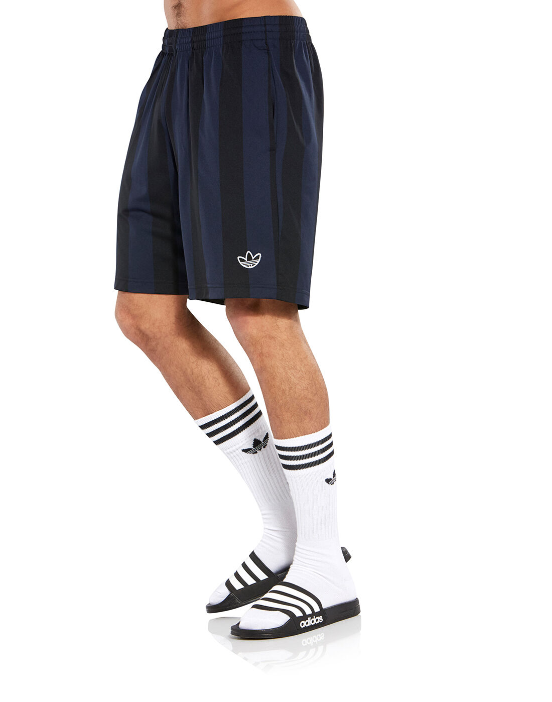 navy adidas shorts mens