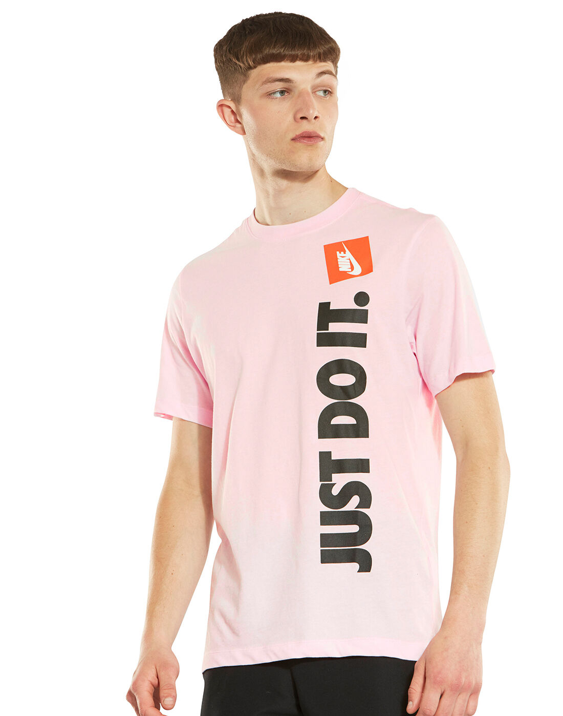 orange and pink nike shirt