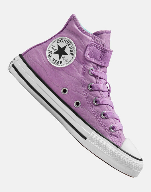 Younger Girls All Star Easy On Quilted Jacquard