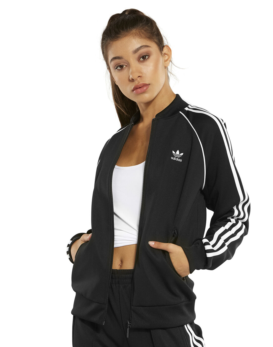adidas girl track jacket