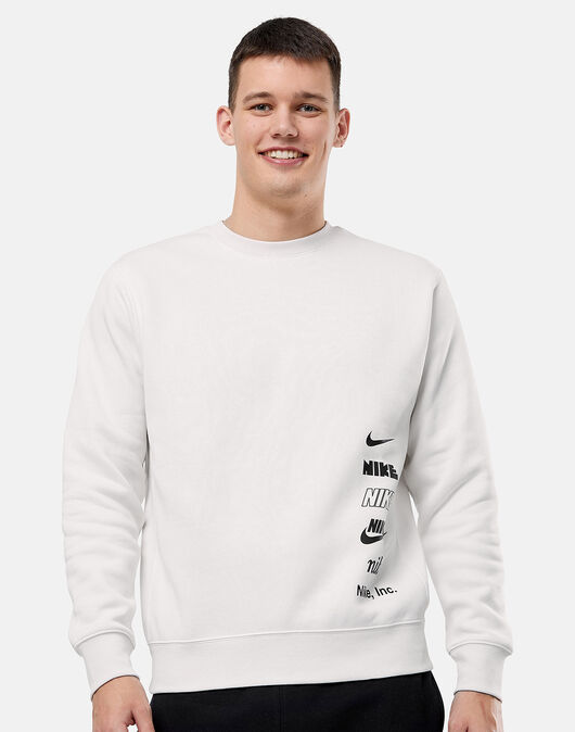 Mens Club Multi Logo Crew Neck Sweatshirt