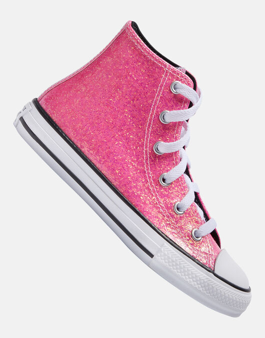 pen donor Hollywood Converse Younger Girls Chuck Taylor All Star Winter Glitter - Pink | Life  Style Sports IE