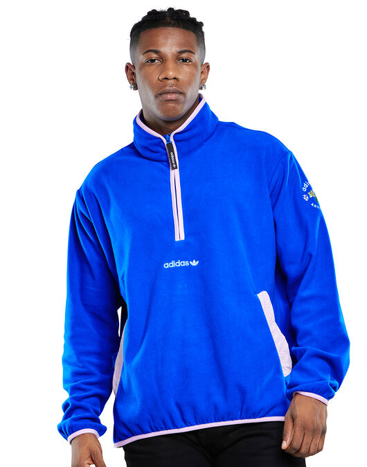Originals Mens ADV Half Zip Fleece Top - Blue | Style Sports IE