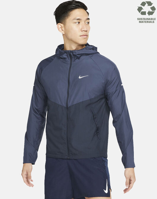 Nike Mens Repel Miler Jacket - Blue | Life Style Sports UK