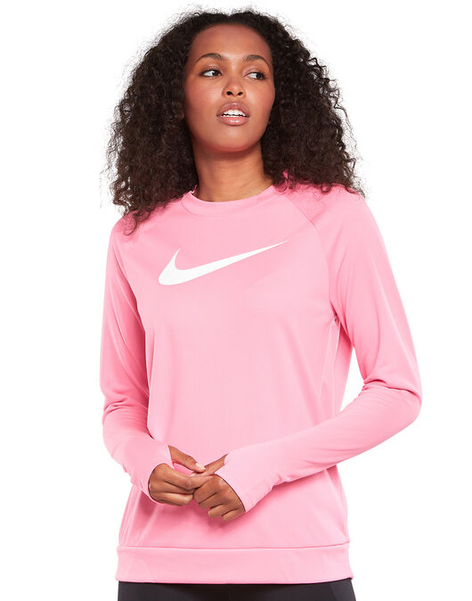 Nike Womens Swoosh Crewneck Top - | Life Style IE