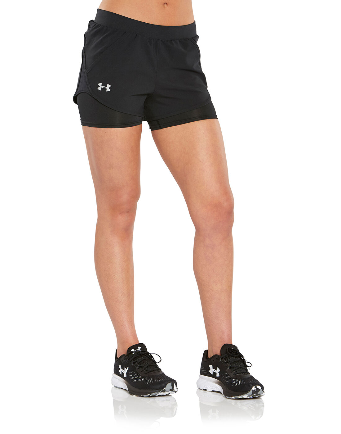 womens under armour fly by shorts