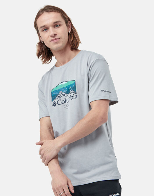 Mens Path Lake Graphic T-Shirt