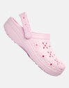 Womens Classic Floral Cut Clog