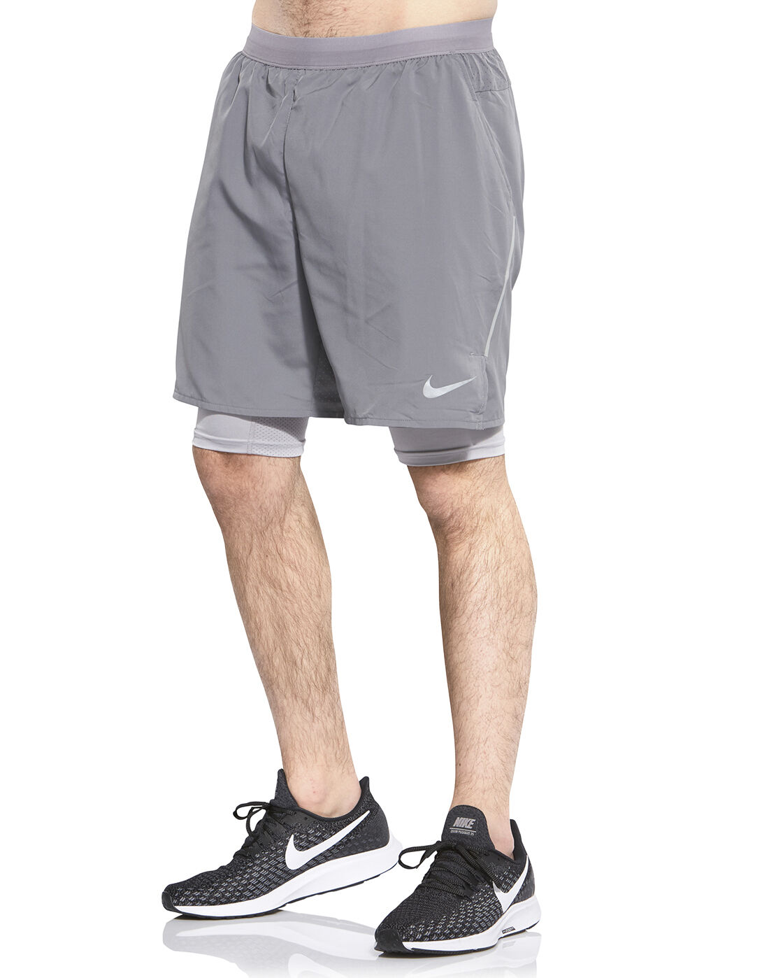 nike stride shorts grey