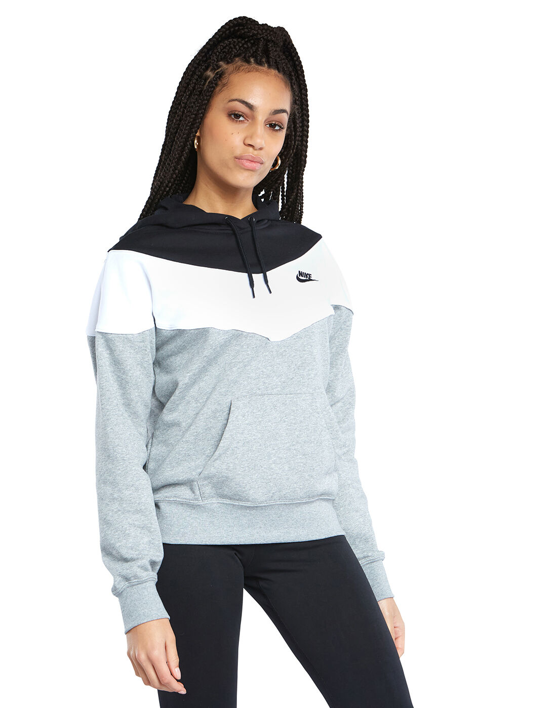 Nike Womens Heritage Hoodie - Grey 