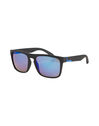 Matte Black Modern Sunglasses