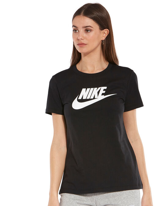 para agregar Flexible chisme Women's Black Nike T-Shirt | Life Style Sports