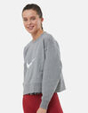 Womens Get Fit Fleece Crewneck Sweatshirt