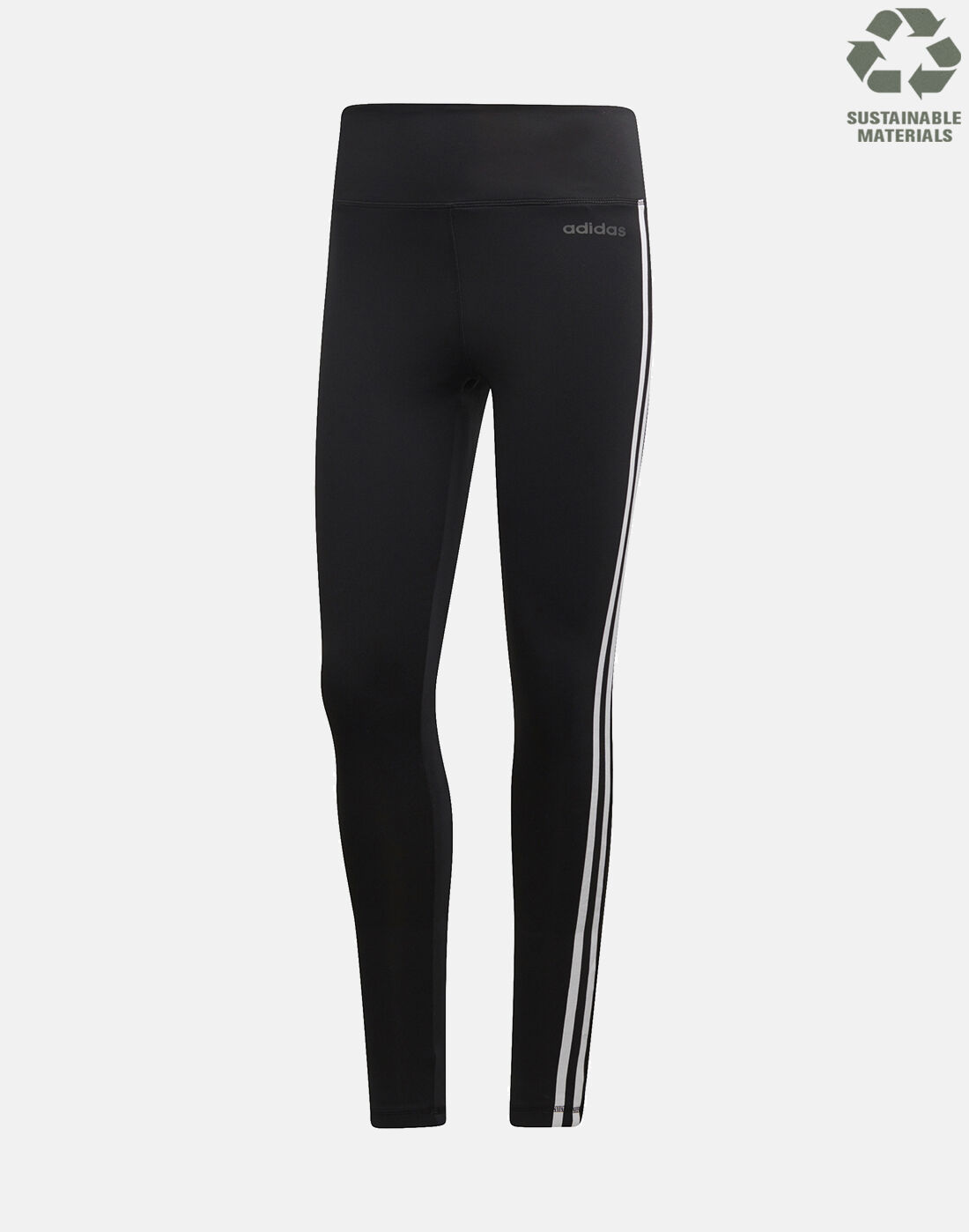 Women's Black adidas 3-Stripe Tights 