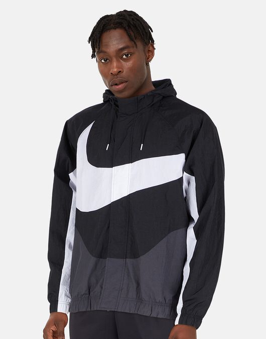 portón Tectónico Seleccione Nike Mens Swoosh Woven Jacket - Black | Life Style Sports IE