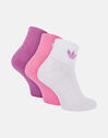 Womens Mid Ankle 3 Pack Socks