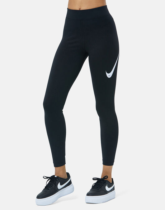 Nike WOMENS SWOOSH LEGGINGS - Black | Life Style Sports IE