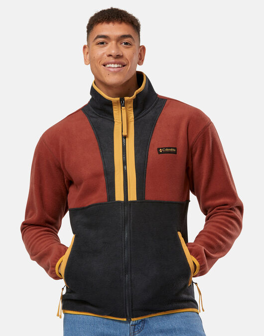 Mens Back Bowl Full Zip Fleece