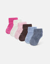 Infant Girls Terry Cuff Socks 6pk