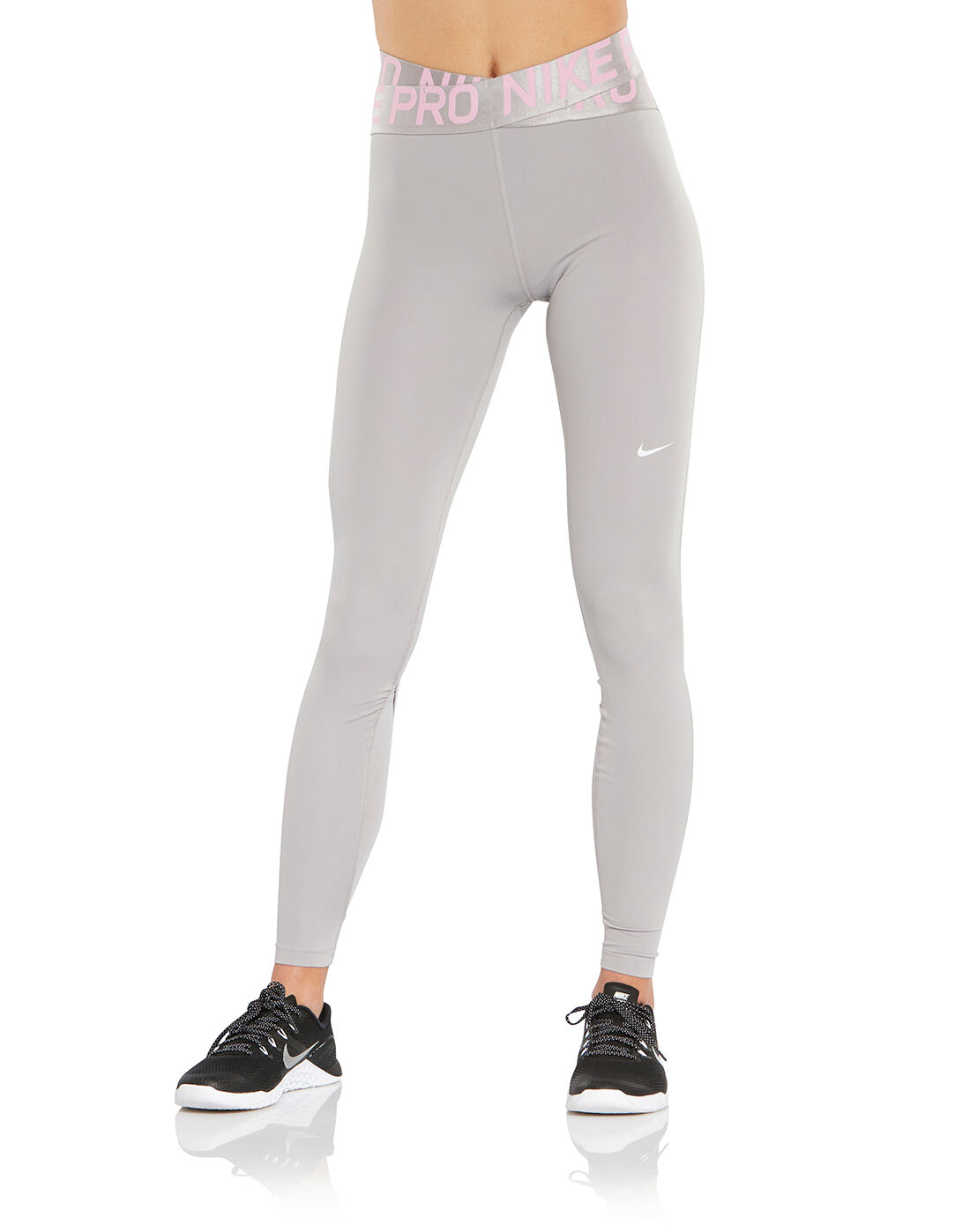 Nike Womens Intertwist Leggings - Grey 