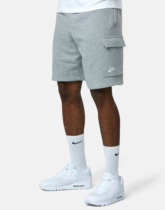 Mens Club Fleece Cargo Shorts